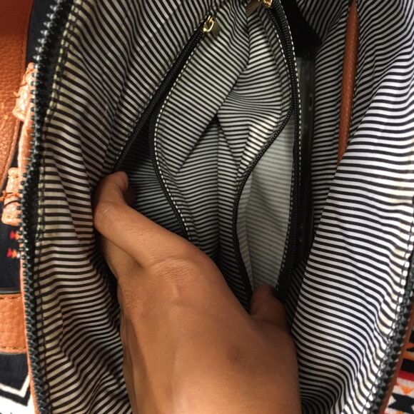 Brown backpack handbag - Picture 4 of 4